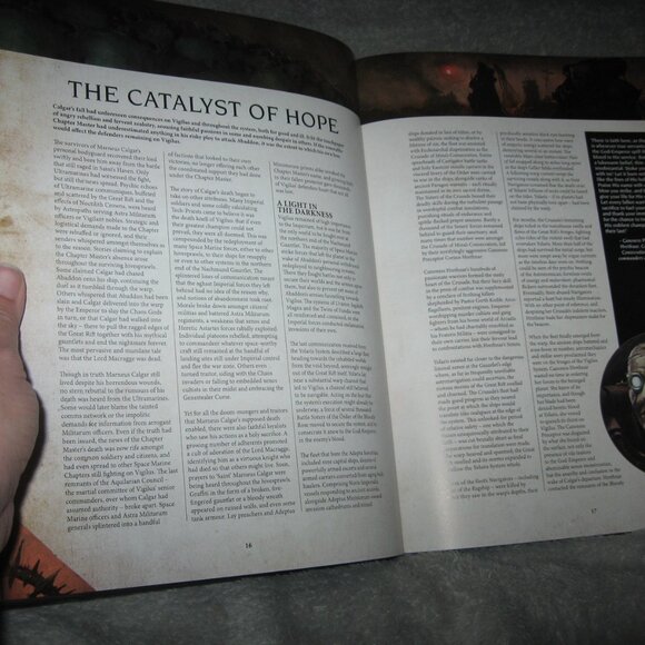 Warhammer Hardcover Book 40,000 40K War Zone Nachmund: Vigilus Alone 2409A7 - Picture 8 of 11